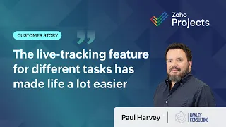 How Zoho Projects helps Hanley Consulting improve their business operations