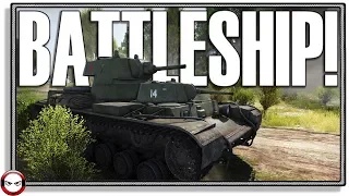 War Thunder Battleship! The SMK! (War Thunder Gameplay)