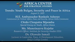 Youth, Peace, and Security Trends: Youth Bulges, Security and Peace in Africa