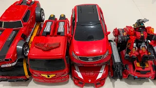 붉은색 또봇 로봇변신 자동차 은하수탐정, 오리지널, 애슬론, 모험구조대 Tobot Robot Toy Transformation