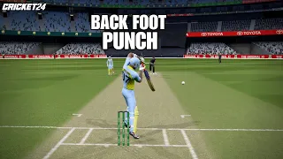 Cricket 24 Tutorial : The Backfoot Punch (Pro Ctrl)
