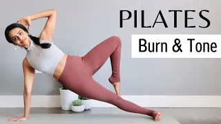 45 min Full Body PILATES 🔥 Complete BURN & TONE | At - Home Fat Loss