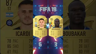 ICARDI VS ABOUBAKAR FIFA COMPARISON (WHICH WOULD YOU LIKE TO SEE IN YOUR TEAM?) #icardi #aboubakar
