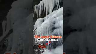 Así amaneció El Río Agua Blanca de #Constanza. República Dominicana Waoo😱🇩🇴🥶