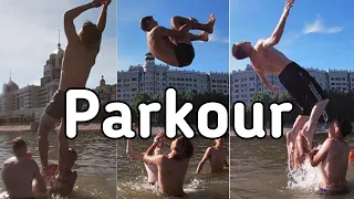 Beach Workouts In Astana Parkour Freerunning ( 2021 )