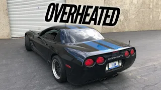 I almost blew up the Rotary Corvette! Jaret saved it!