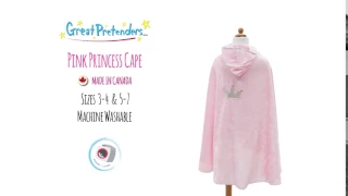 Pink Princess Cape Made In Canada