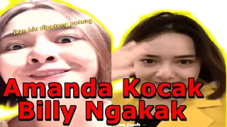 Amanda Cium Billy Dari Jauh Sampai Ngakak Bareng