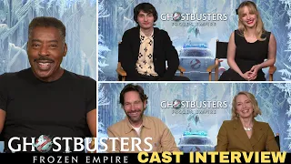 Ghostbusters Frozen Empire Cast Interview