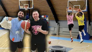 BASKETBALL MATCH in REAL LIFE | Jordan & Semih