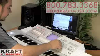 Kraft Music - Korg M3 Workstation Demo with Rich Formidoni