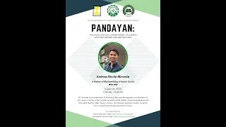 DLSU Pandayan lecture 1:  A History of Blacksmithing in Kawit, Cavite 1898-1985 by Andrew Miranda