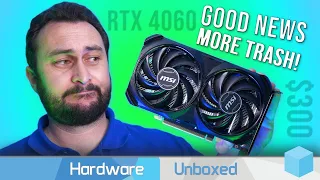 Nvidia Clown Themselves… Again! GeForce RTX 4060 Review