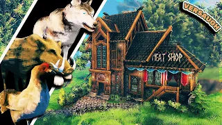 I Built The ULTIMATE Unlimited Automatic Animal farm in Valheim - | Butcher shop
