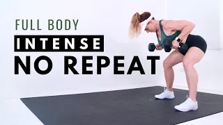 45 MIN INTENSE FULL BODY WORKOUT - 🔥NO REPEAT FAT BURNING HIIT🔥