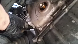 Toyota Water pump, Steering pump, Timing Chain Cover Removal | 1ZZ/2ZZ engine