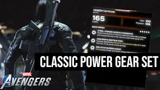 Marvel's Avengers - Gear Guide: Winter Soldier (Bucky) - Classic Power (Unseen) Gear Set