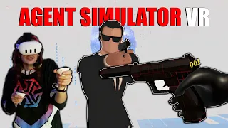 Superhot Meets THE MATRIX in this NEW VR Game... | Agent Simulator