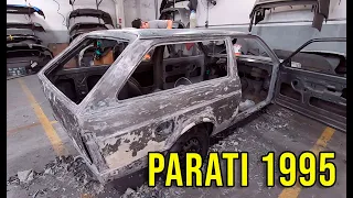 PARATI GLS 1995: REMOÇÃO QUÍMICA + PRÉ-FUNILARIA | CUSTOM GARAGE #02