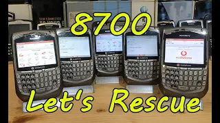 Blackberry rescue - A lot of 5 junk Blackberry 8700 Vodafone