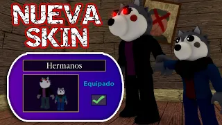 NUEVA SKIN WILLIAM (HERMANOS) 😨 PIGGY: But It's 100 PLAYERS ROBLOX #roblox #piggy #update