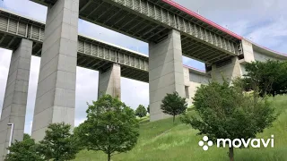 Судоподъёмник Стрепи Тьё на центральном судоходном канале Бельгия