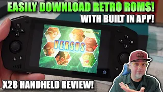 Pick ROMS To Download & Play! Retro Emulation Handheld Powkiddy X28 Review