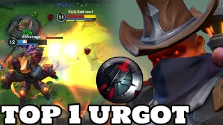 Wild Rift Urgot - Top 1 Urgot Gameplay Rank High Noon Urgot Skin