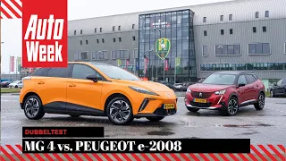 MG4 vs. Peugeot e-2008 - AutoWeek dubbeltest