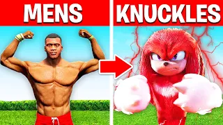 Van Mens Naar KNUCKLES In GTA 5!