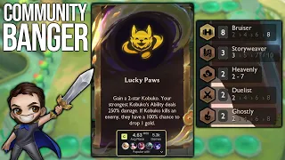 Lucky Paws Carry Kobuko mit 10k HP! | TFT Community Banger