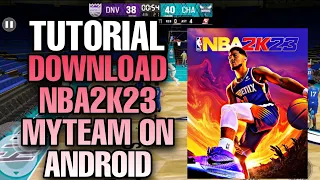 NBA2K23 MY TEAM ON ANDROID TUTORIAL DOWNLOAD | NBA2K23 ON ANDROID IS HERE‼️
