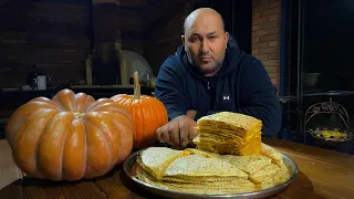 Pumpkin gutabs! National dish of Azerbaijan. Great recipe