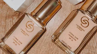 Nova base Eternal glow foundation - giordani gold Oriflame - teste/ resenha