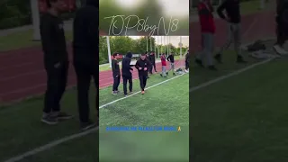 KHABIB NURMAGOMEDOV PLAYS FOOTBALL WITH HIS BROTHERS ⚽️✊💪 #shorts #khabib #football #mma #ufc