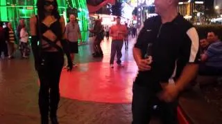 "Stu" gets whipped on the strip