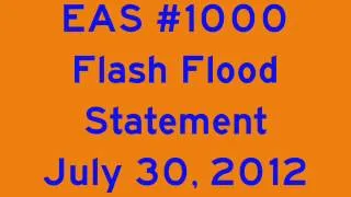 NOAA Weather Radio   Real EAS Alert  1000