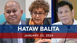 UNTV: HATAW BALITA | January 23, 2024