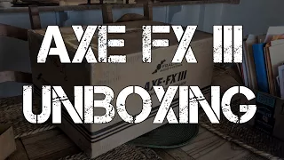 Axe FX III Unboxing (Preset 1 Audio)