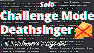 Solo Deathsinger Challenge, No Cheese (+PDR Liturgy)