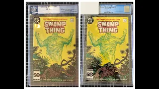 Swamp Thing 37 Grade Bump Project - Comic Book Cleaning and Pressing - CGC, CBCS, PGX