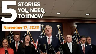November 17, 2022: Republicans win House, Karen Bass, Ukraine war, UK budget, Grain deal