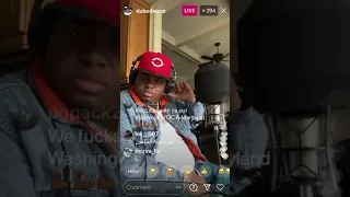 CRUNK AIN'T DEAD Rapper Duke Deuce Freestyles a new track in his living room while on instagram live