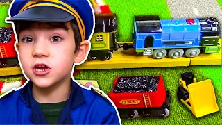 Playing with Toy Train Sets! | Remote Control Trains for Kids | JackJackPlays