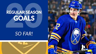 Tage Thompson's First 20 Goals of 22/23 NHL Regular Season