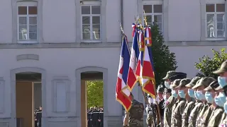 Cérémonie de remise des calots des EGAV de la 5e CIE stage 24/21