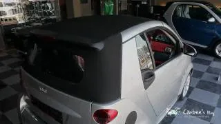 Smart Cabrio soft top open