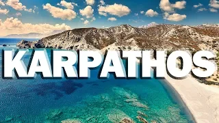 KARPATHOS, GREECE - The most interesting places