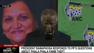 President Ramaphosa responds to PP's questions about Phala Phala farm theft