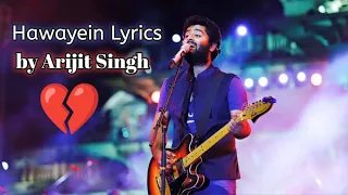 Hawayein song Lyric Video - Arijit Singh - MN Lyrics Zone #hawayein #arijitsingh